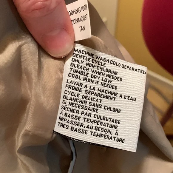 Black Rivet Lightweight Belted Trench Coat - Picture 14 of 14